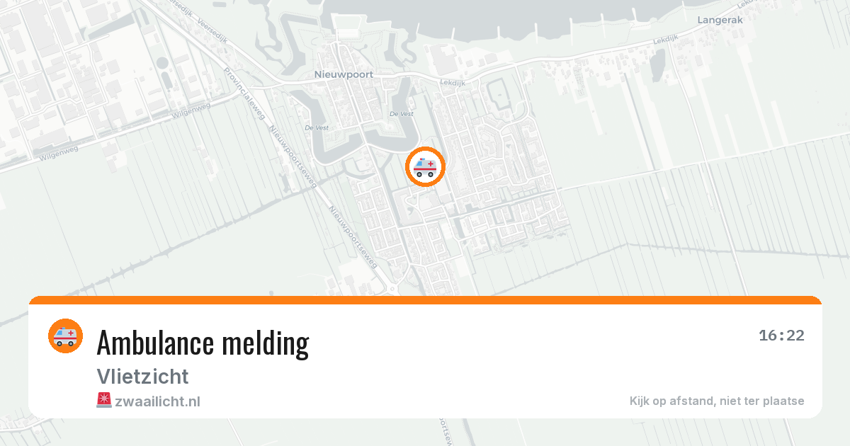 Ambulance melding — 8 feb 2026