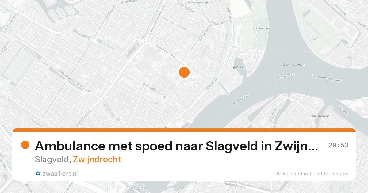 Ambulance met spoed naar Slagveld in Zwijndrecht — 31 jan 2026
