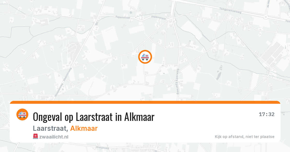 Ongeval op Laarstraat in Alkmaar — 14 jun 2026