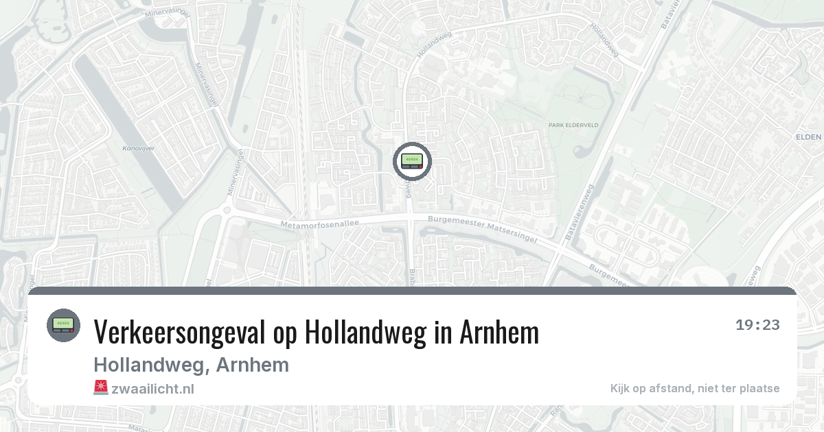 Verkeersongeval op Hollandweg in Arnhem — 2 jun 2026