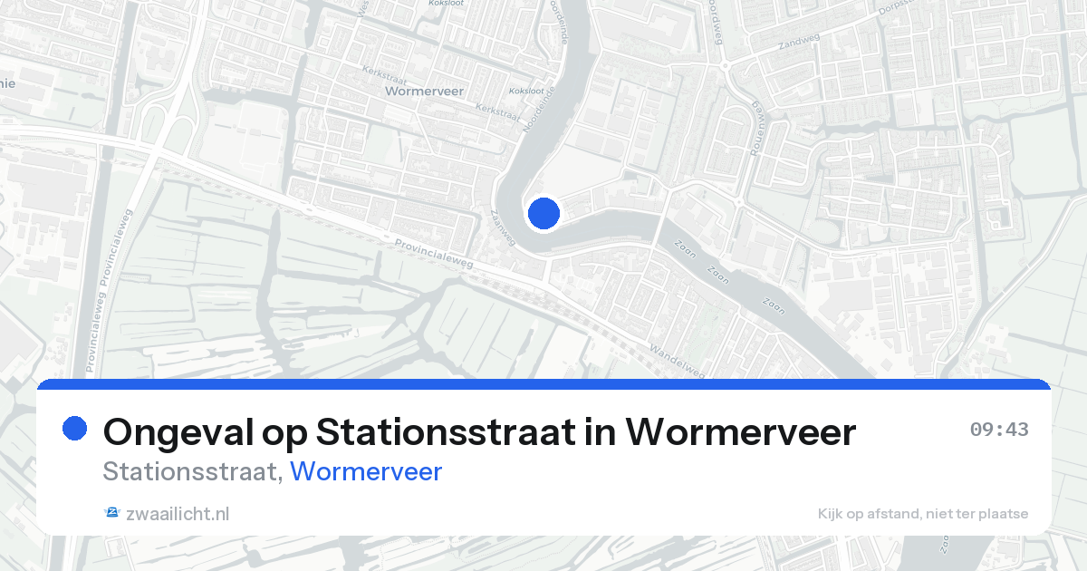 Ongeval op Stationsstraat in Wormerveer — 27 mei 2026