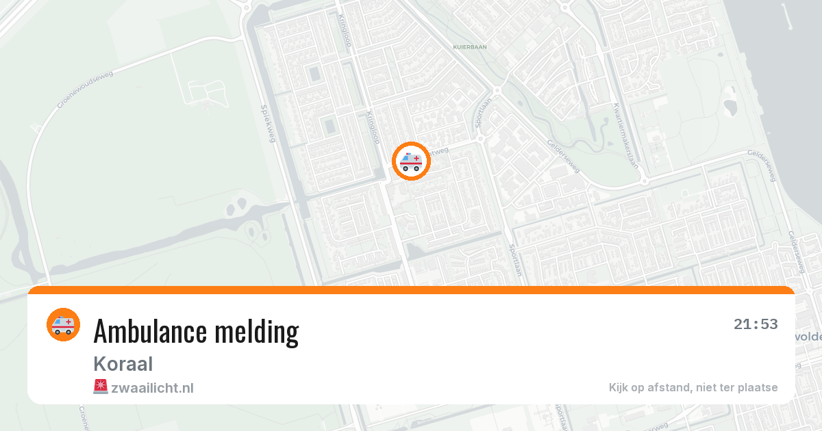 Ambulance melding — 14 jun 2026