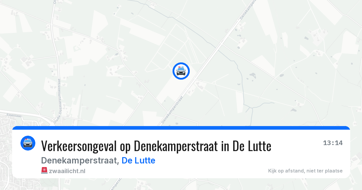 Verkeersongeval op Denekamperstraat in De Lutte — 21 mei 2026