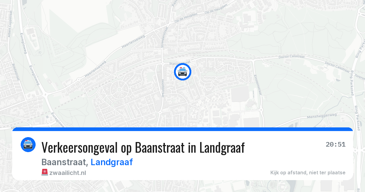 Verkeersongeval op Baanstraat in Landgraaf — 16 jan 2026