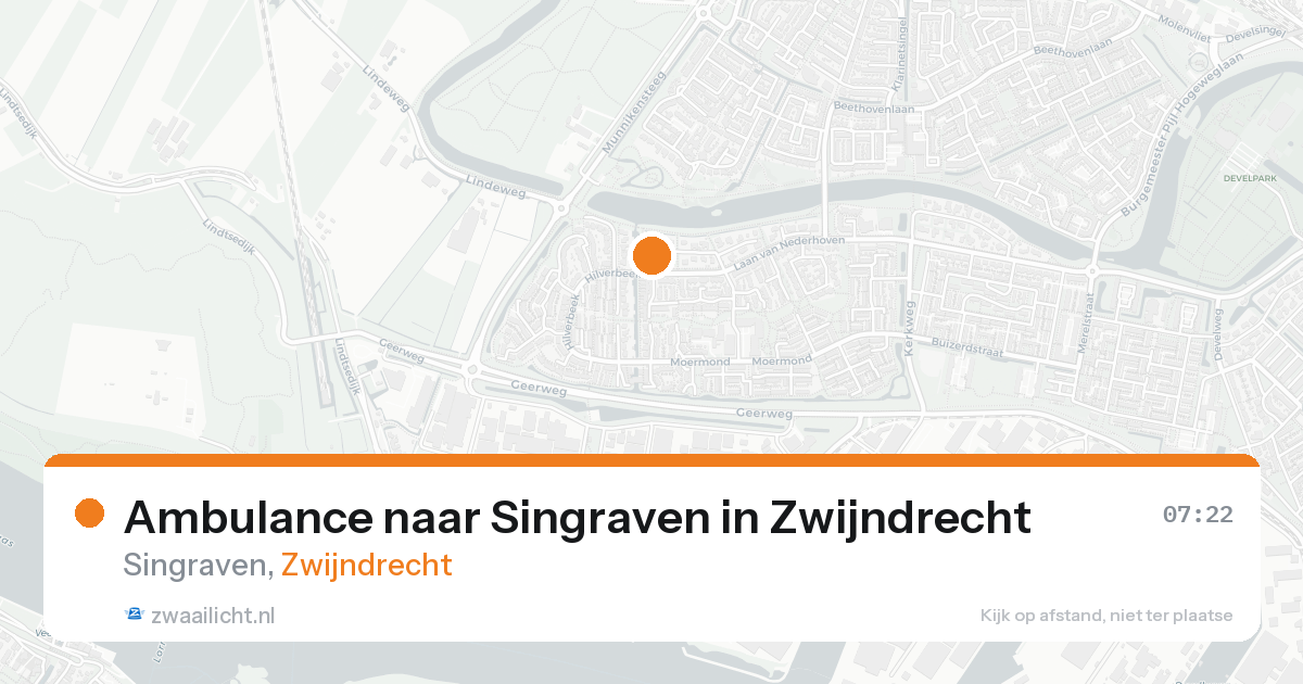 Ambulance naar Singraven in Zwijndrecht — 8 feb 2026