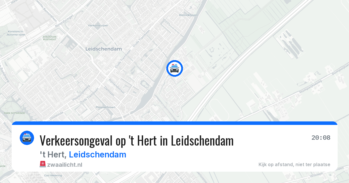 Verkeersongeval op 't Hert in Leidschendam — 14 jun 2026