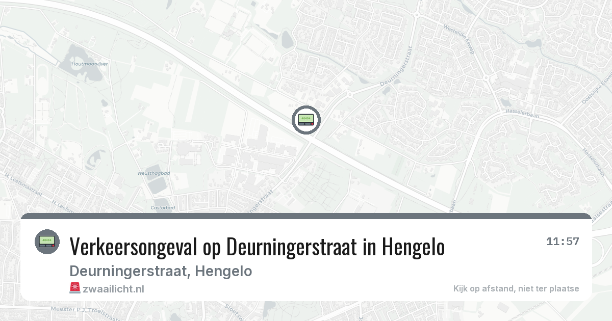 Verkeersongeval op Deurningerstraat in Hengelo — 24 mei 2026