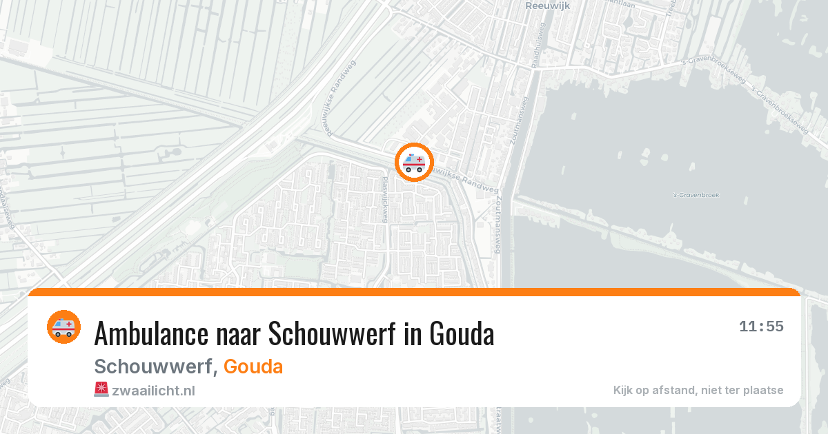 Ambulance naar Schouwwerf in Gouda — 18 jun 2026