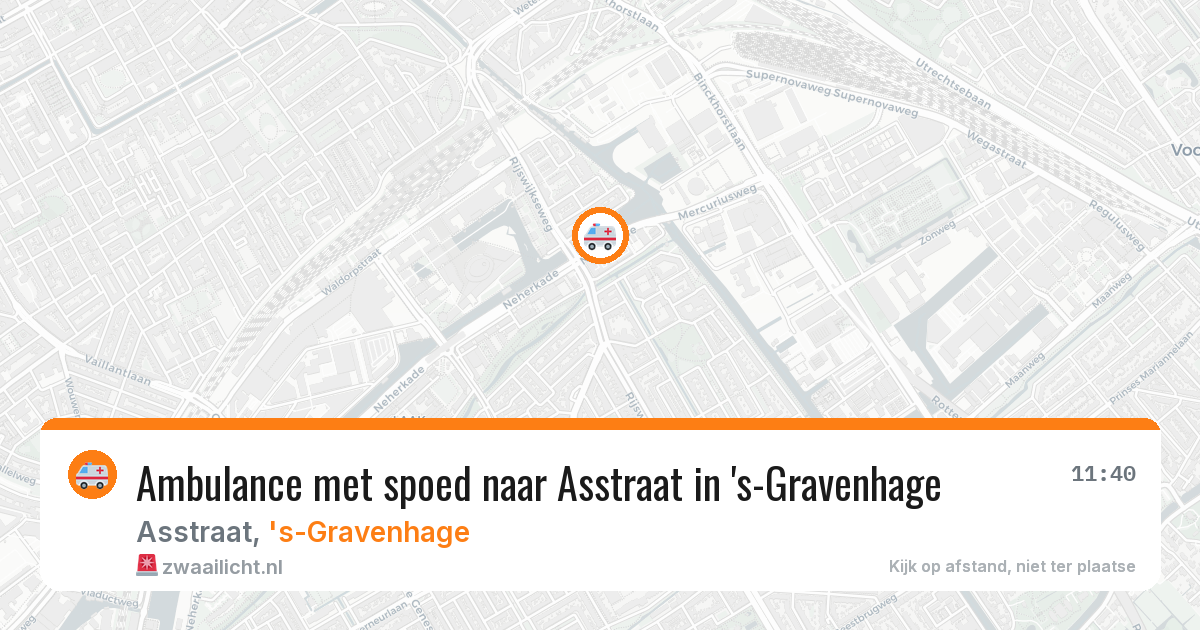 Ambulance met spoed naar Asstraat in 's-Gravenhage — 19 jun 2026