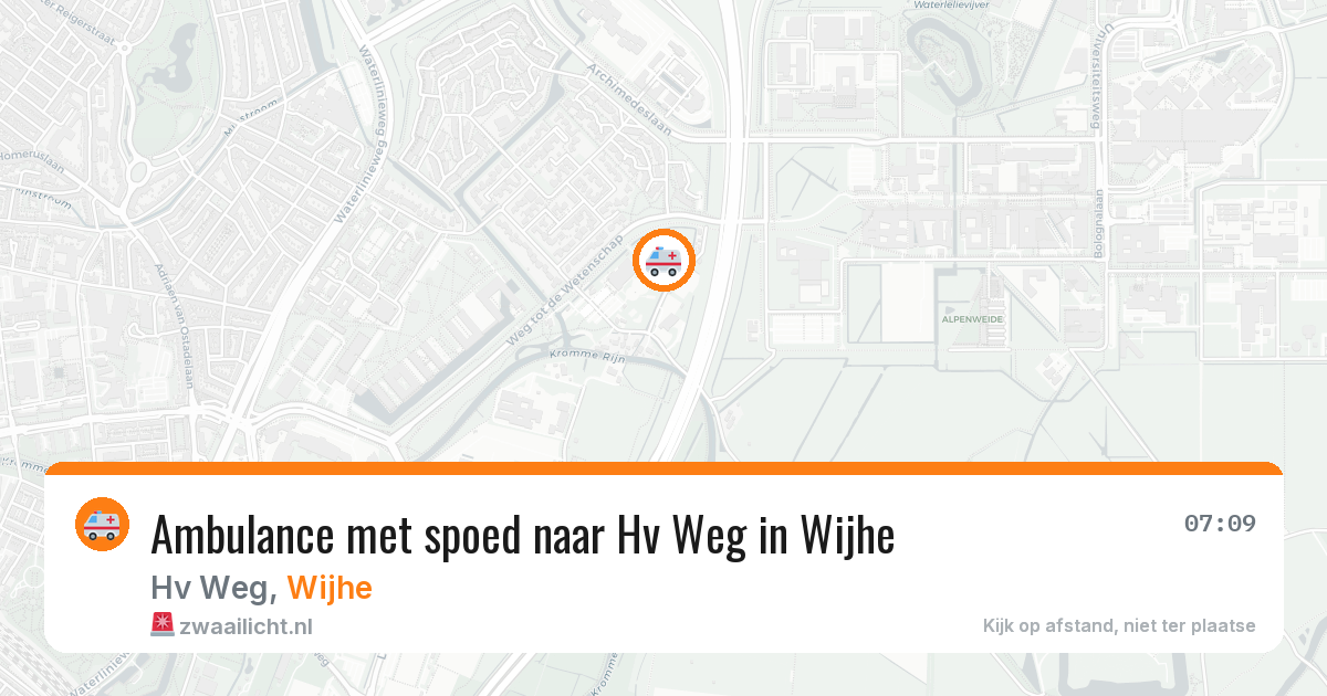 Ambulance met spoed naar Hv Weg in Wijhe — 7 feb 2026