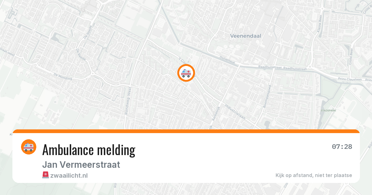 Ambulance melding — 25 jun 2026