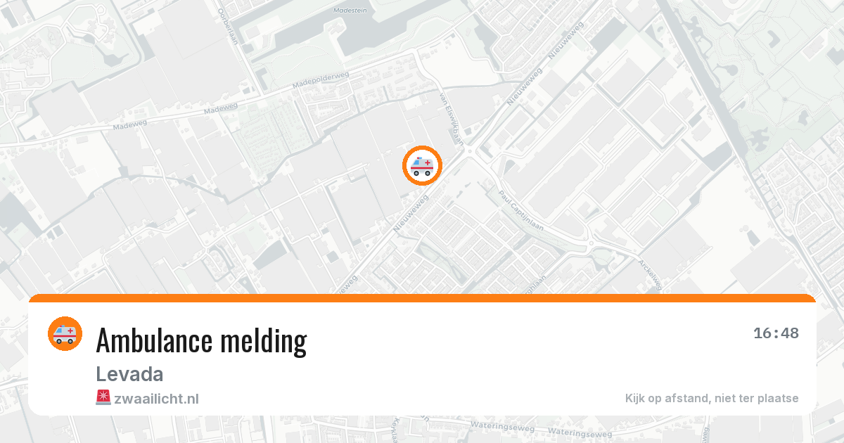 Ambulance melding — 1 jul 2026