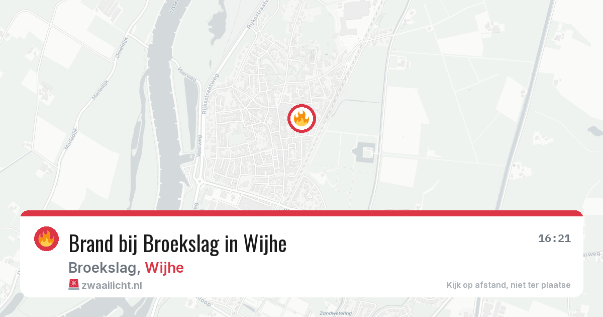 Brand bij Broekslag in Wijhe — 8 feb 2026