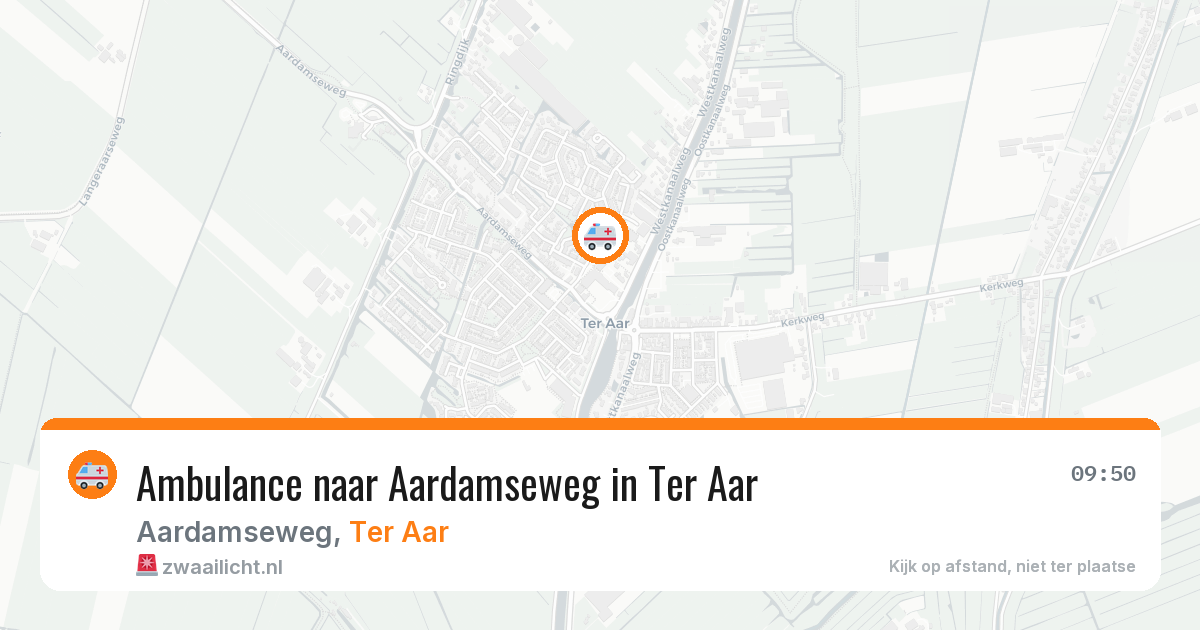 Ambulance naar Aardamseweg in Ter Aar — 24 mrt 2026