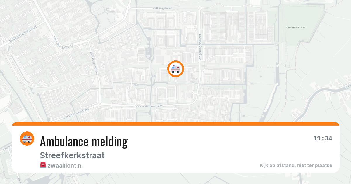 Ambulance melding — 20 jun 2026