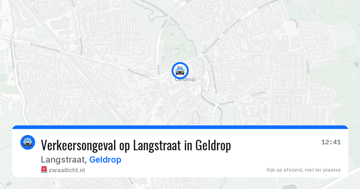 Verkeersongeval op Langstraat in Geldrop — 15 mei 2026