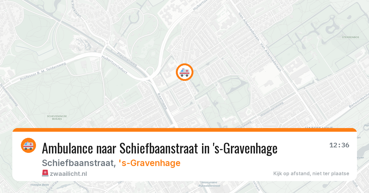 Ambulance naar Schiefbaanstraat in 's-Gravenhage — 10 mrt 2026