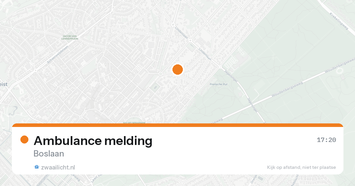 Ambulance melding — 31 jan 2026