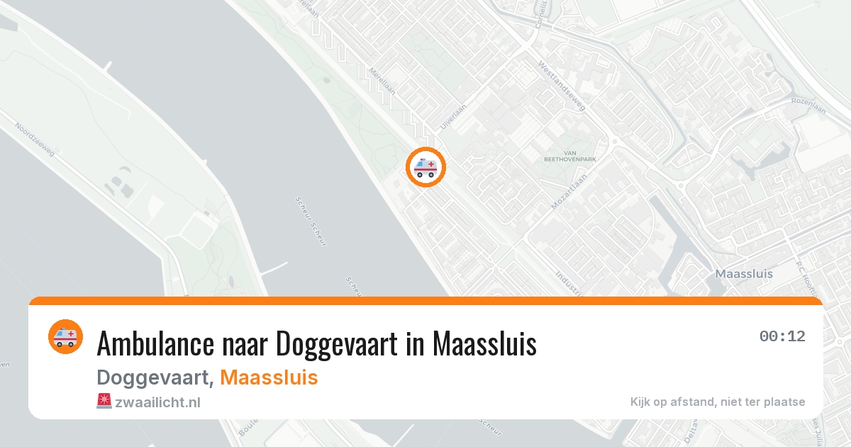Ambulance naar Doggevaart in Maassluis — 9 apr 2026