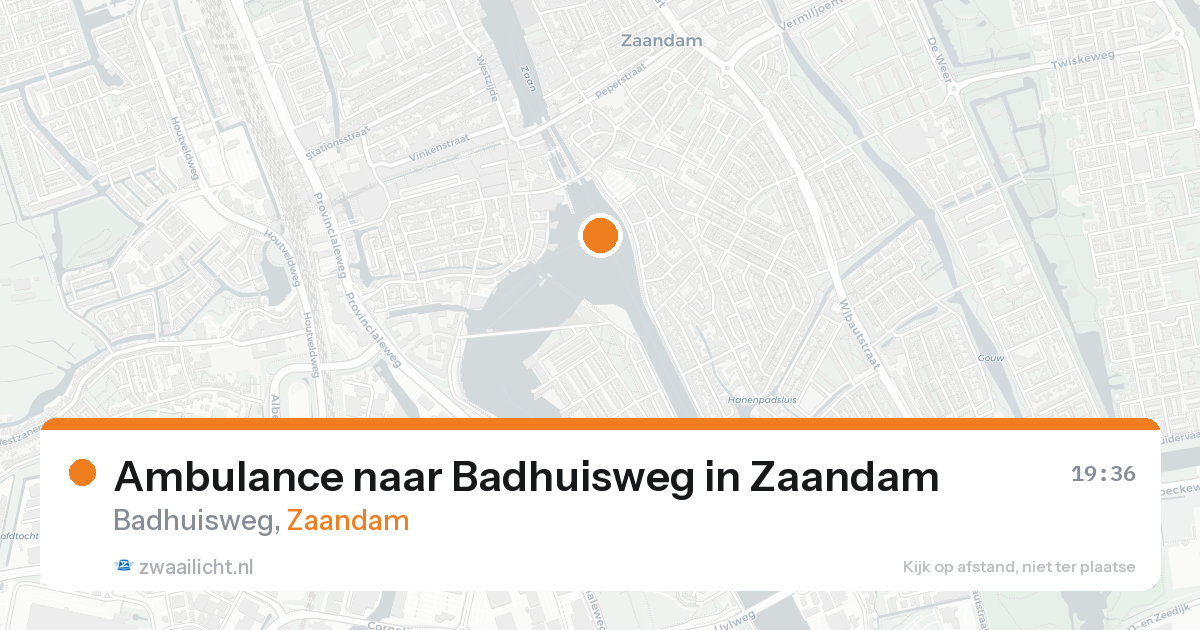 Ambulance naar Badhuisweg in Zaandam — 31 jan 2026