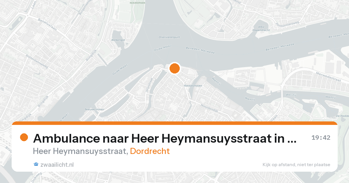 Ambulance naar Heer Heymansuysstraat in Dordrecht — 7 feb 2026