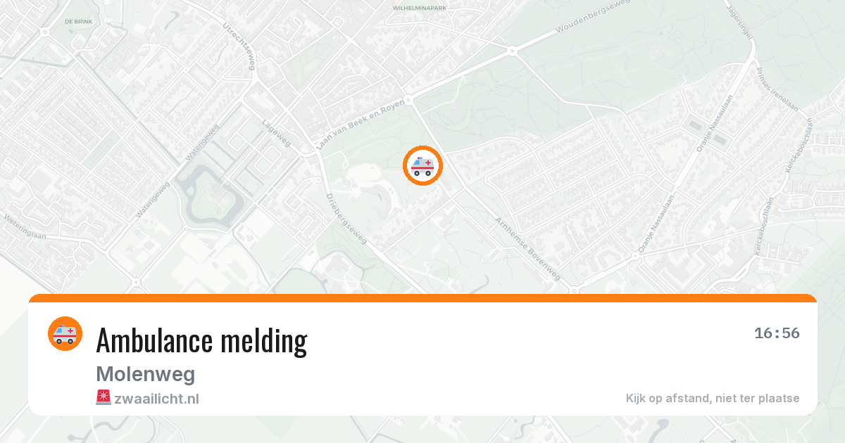 Ambulance melding — 10 jun 2026