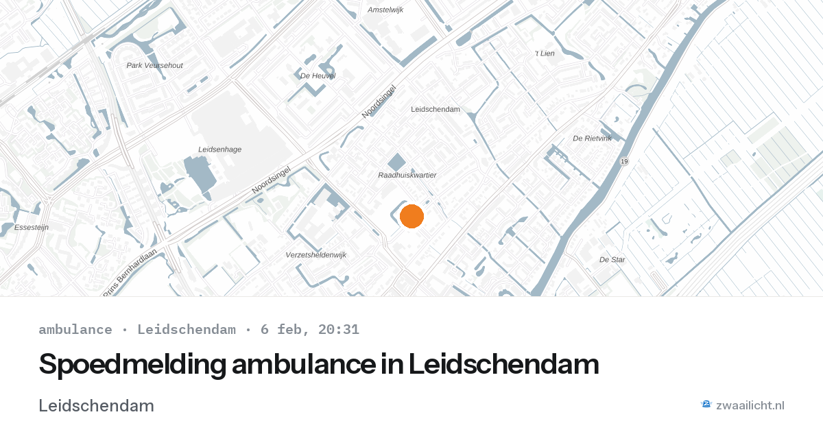 Spoedmelding ambulance in Leidschendam — 6 feb 2026