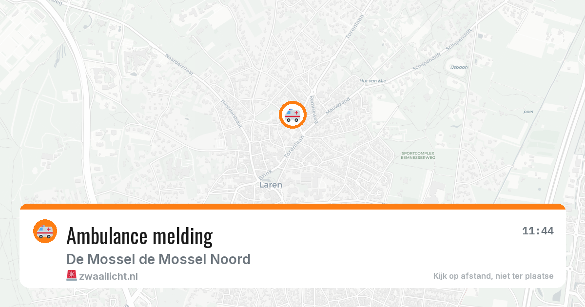 Ambulance melding — 2 feb 2026