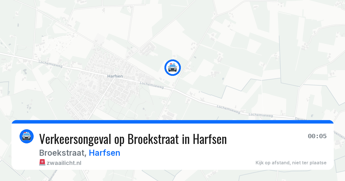 Verkeersongeval op Broekstraat in Harfsen — 5 mei 2026