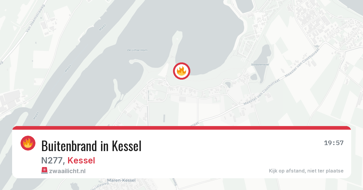 Buitenbrand in Kessel — 31 mei 2026