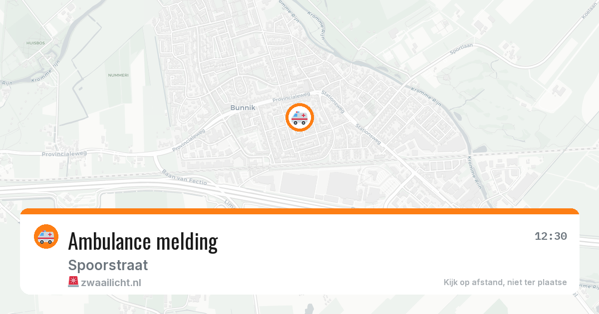 Ambulance melding — 26 jul 2026