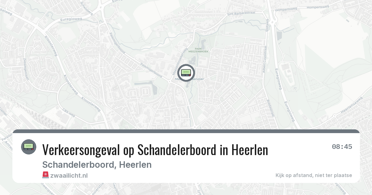 Verkeersongeval op Schandelerboord in Heerlen — 18 jun 2026