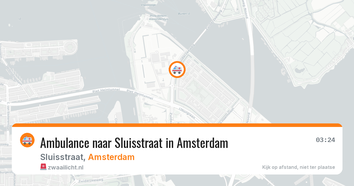Ambulance naar Sluisstraat in Amsterdam — 30 jan 2026