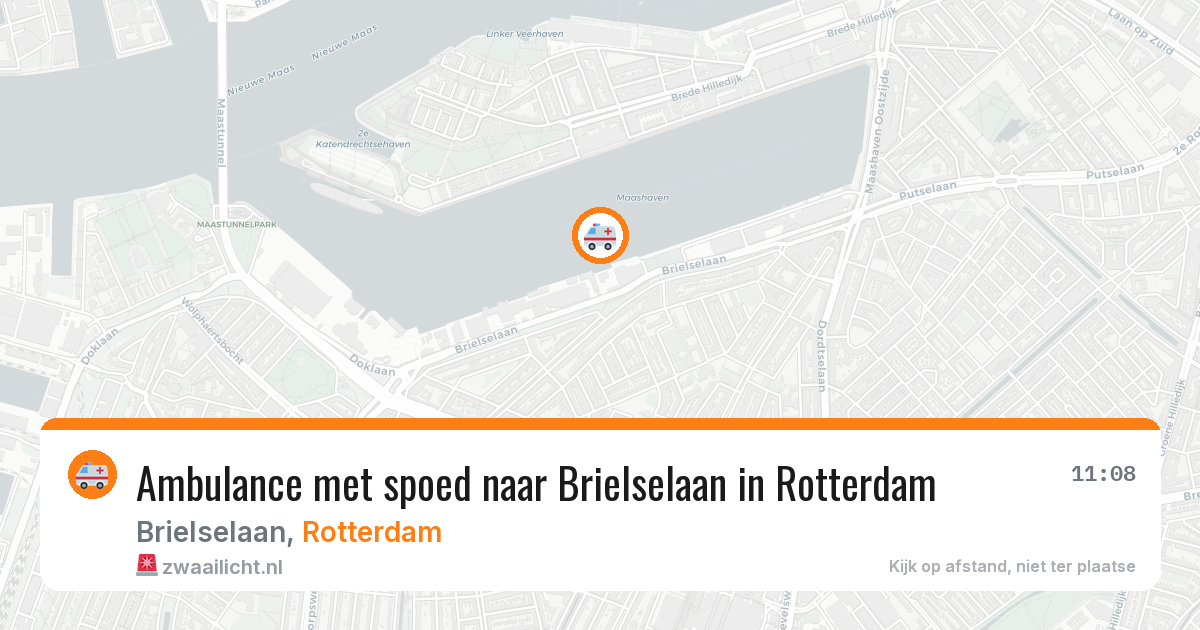 Ambulance met spoed naar Brielselaan in Rotterdam — 3 apr 2026