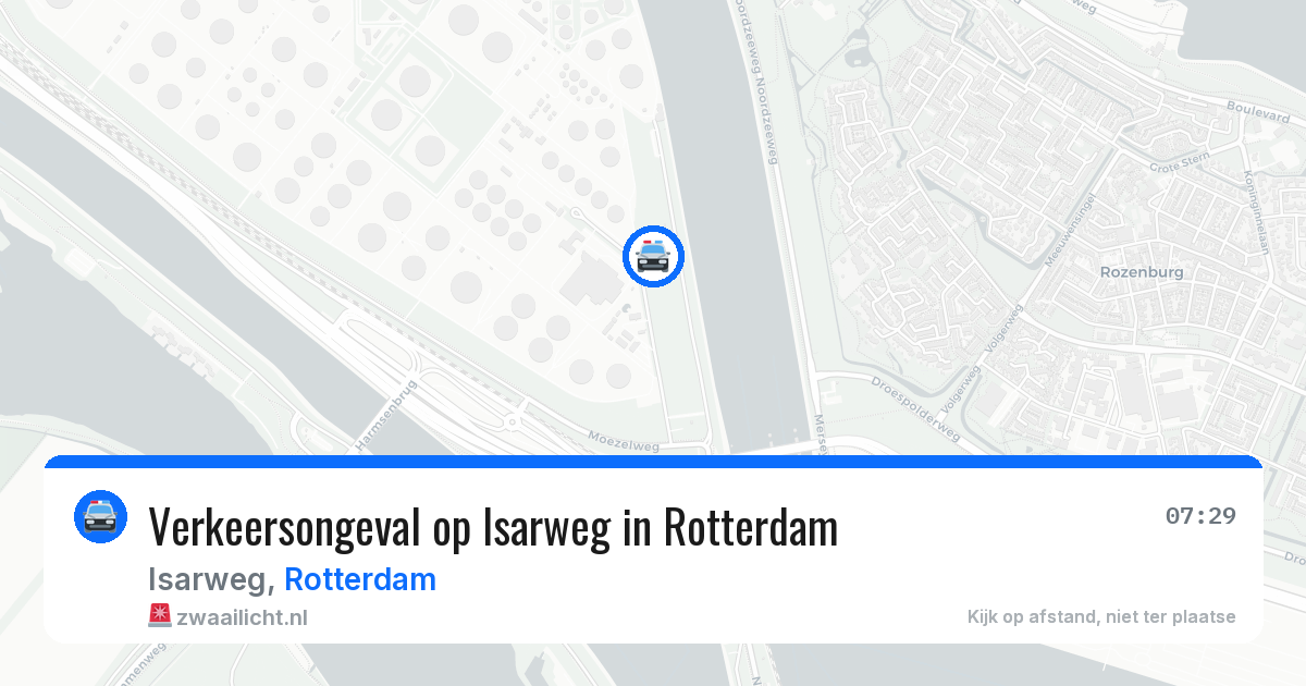 Verkeersongeval op Isarweg in Rotterdam — 2 apr 2026