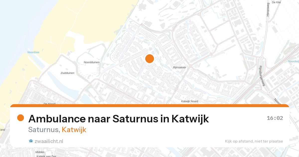 Ambulance naar Saturnus in Katwijk — 28 feb 2026