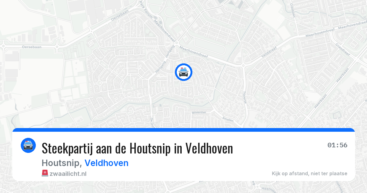 Steekpartij aan de Houtsnip in Veldhoven — 17 jan 2026