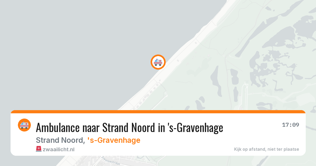 Ambulance naar Strand Noord in 's-Gravenhage — 25 mei 2026