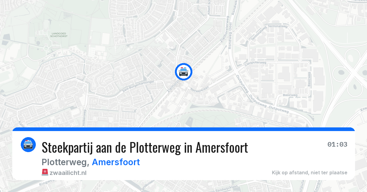 Steekpartij aan de Plotterweg in Amersfoort — 1 apr 2026