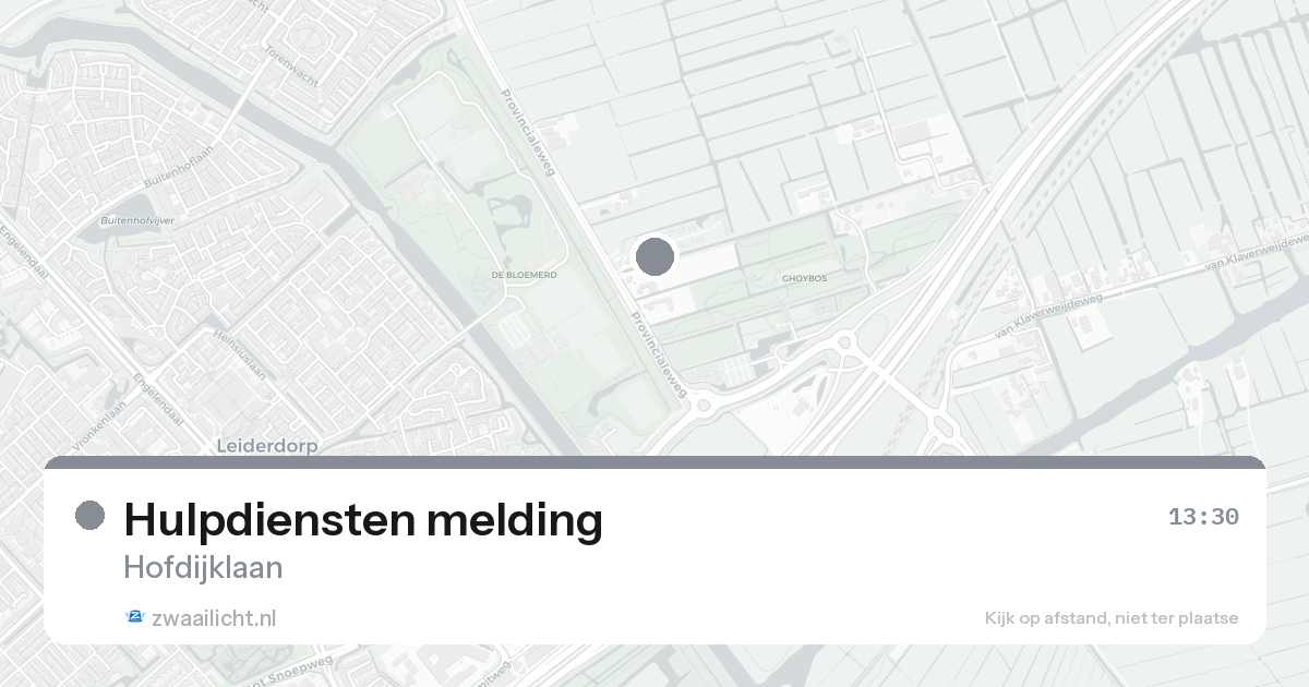 Hulpdiensten melding — 7 feb 2026