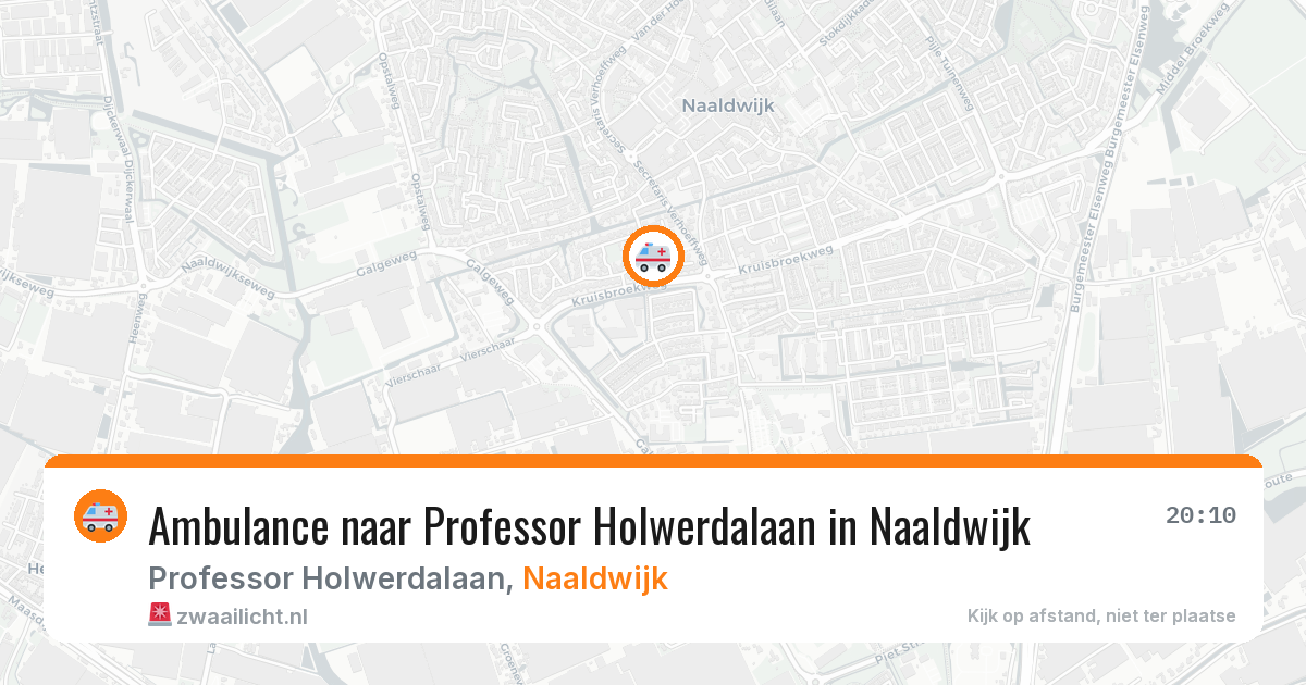 Ambulance naar Professor Holwerdalaan in Naaldwijk — 5 jul 2026