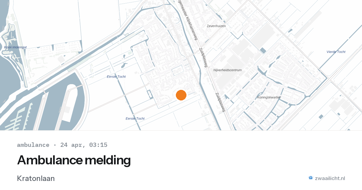 Ambulance melding — 24 apr 2026