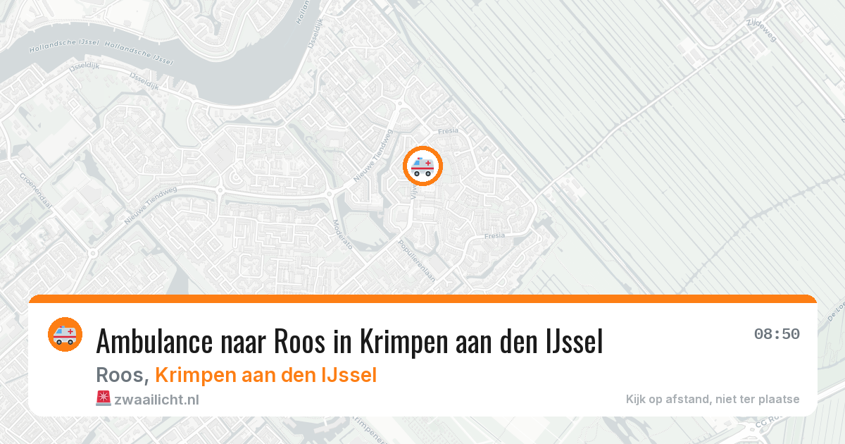 Ambulance naar Roos in Krimpen aan den IJssel — 14 jul 2026