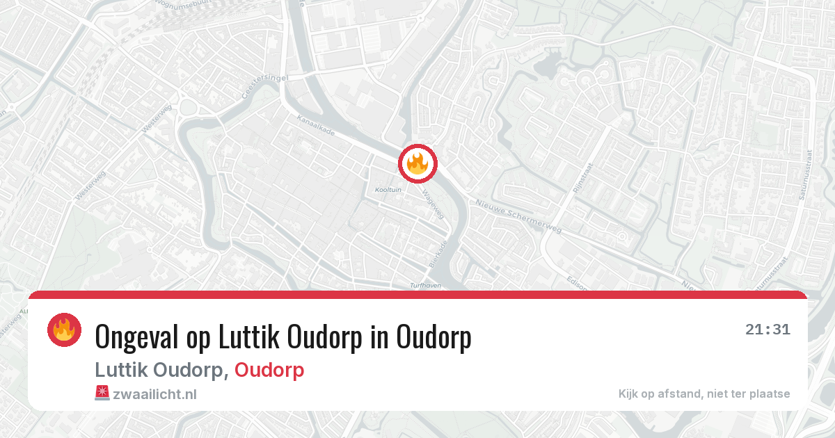 Ongeval op Luttik Oudorp in Oudorp — 29 jun 2026
