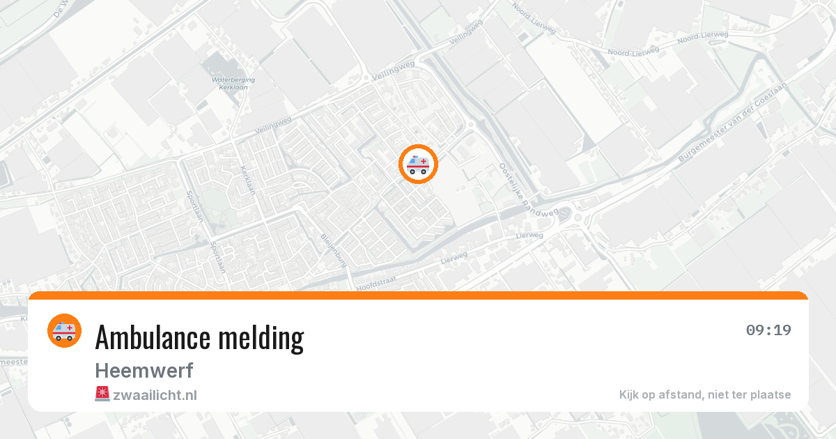 Ambulance melding — 15 jun 2026