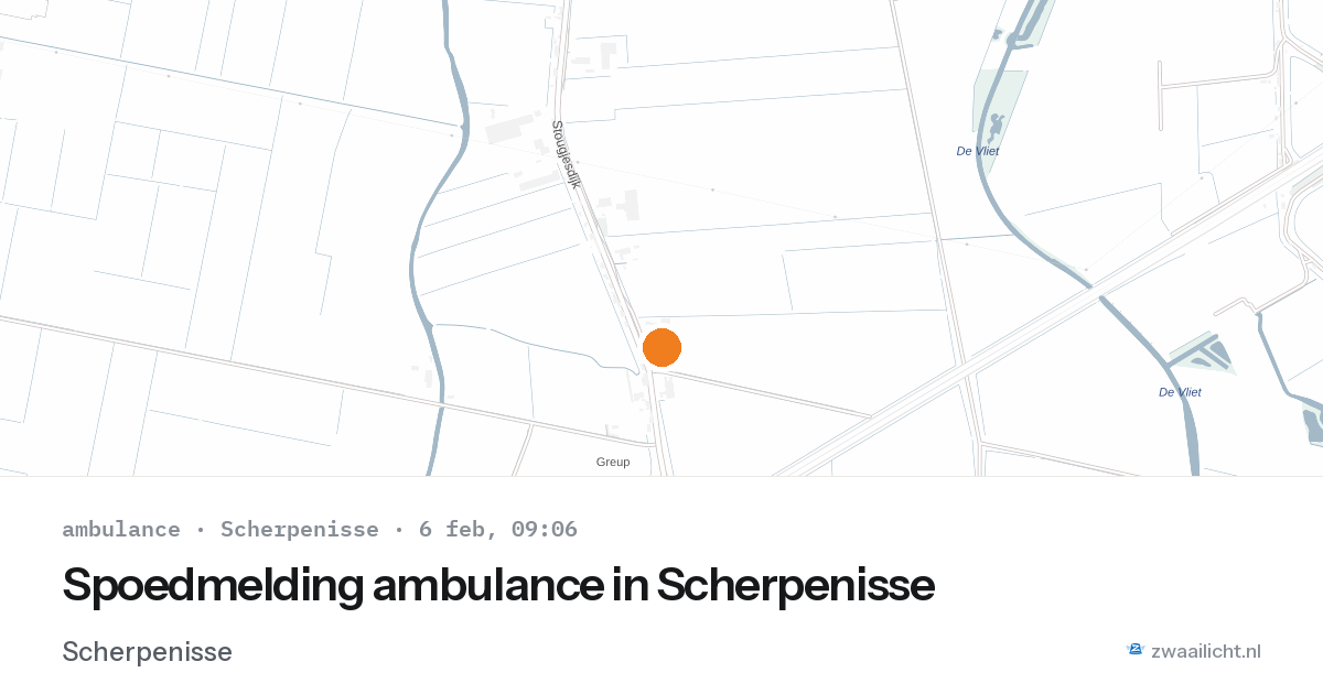 Spoedmelding ambulance in Scherpenisse — 6 feb 2026