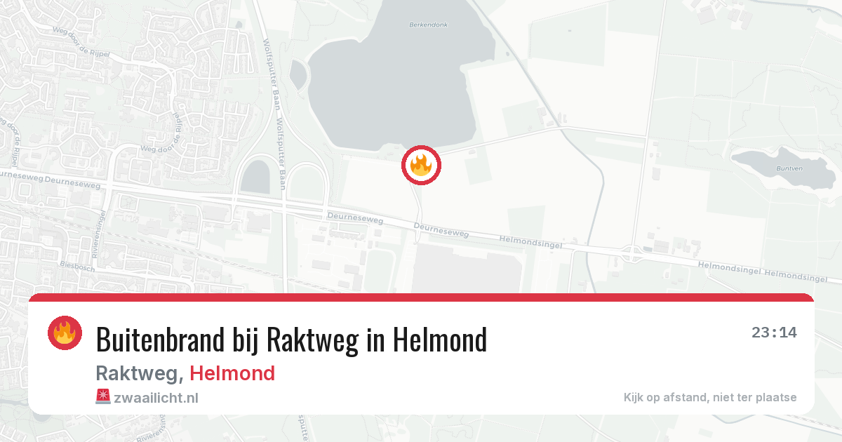 Buitenbrand bij Raktweg in Helmond — 29 mei 2026