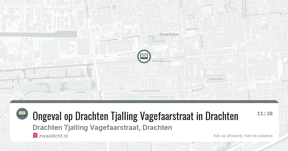 Ongeval op Drachten Tjalling Vagefaarstraat in Drachten — 3 feb 2026