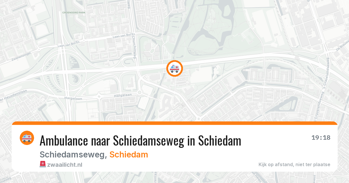 Ambulance naar Schiedamseweg in Schiedam — 28 jun 2026