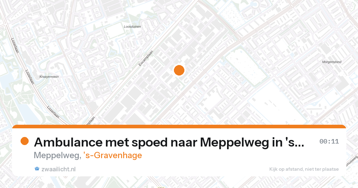 Ambulance met spoed naar Meppelweg in 's-Gravenhage — 6 feb 2026